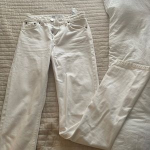 White Zara jeans size 0